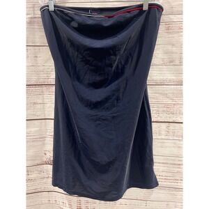 Tommy Jeans Vintage Navy Blue Strapless Tube Dress XL 1100289 475